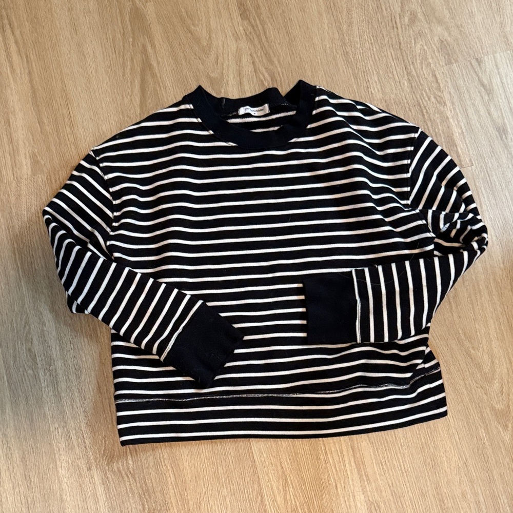perfectwhitetee Classic Striped Sweatshirt